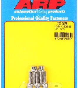 arp 10 24 x .625 12pt ss bolts
