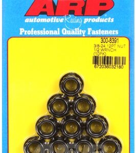 arp "3/8"" 24. 1/2"" socket 12pt nut kit" (10pcs)