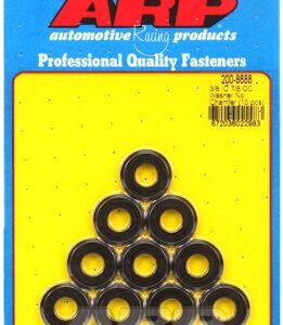 arp "3/8"id 7/8"od .150"th (radiused) black washers" (10pcs