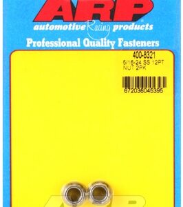 arp 5/16 24 ss 12pt nut kit