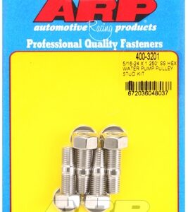 arp 5/16 24x1.250 ss hex water pump pulley stud kit