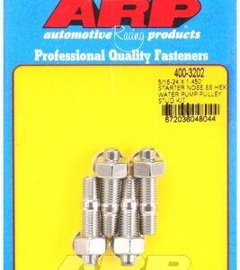 arp 5/16 24x1.450 starter nose ss hex wp pulley stud kit
