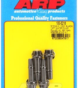 arp 5/16 24x1.500 black 12pt wp pully w/.250" fan spcr stud