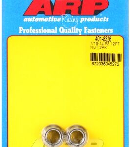 arp 7/16 14 ss 12pt nut kit