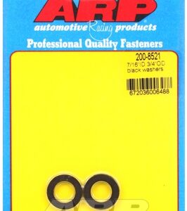 arp 7/16" id 3/4" od .120"th black washers (2pcs)