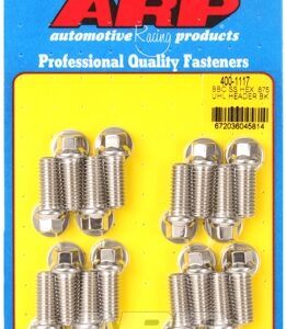 arp bb chevy ss hex .875 uhl header bolt kit