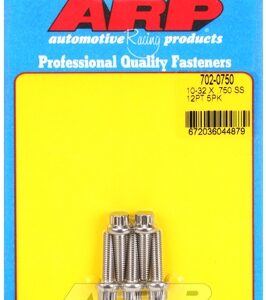 arp bolt 10 32 x 0.750" ss 12pt 5 pcs.