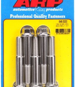 arp bolt kit 1/2 13 x 3.000 ss hex