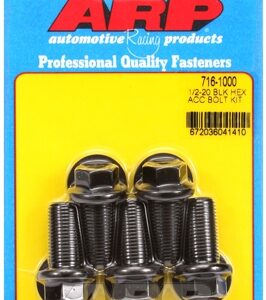 arp bolt kit 1/2 20 x 1.000 black oxide hex