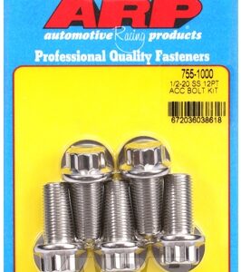 arp bolt kit 1/2 20 x 1.000 ss 12pt