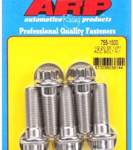 arp bolt kit 1/2 20 x 1.500 ss 12pt