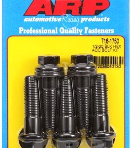 arp bolt kit 1/2 20 x 1.750 black oxide hex