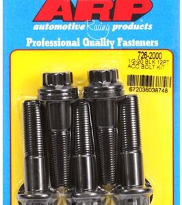arp bolt kit 1/2 20 x 2.000 black oxide 12pt