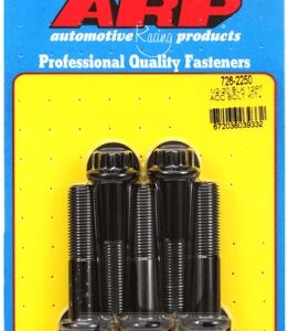 arp bolt kit 1/2 20 x 2.250 black oxide 12pt