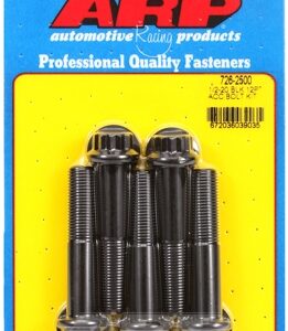 arp bolt kit 1/2 20 x 2.500 black oxide 12pt