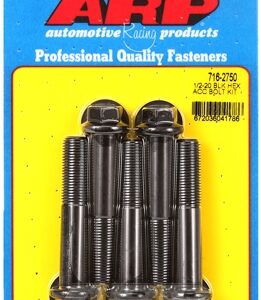 arp bolt kit 1/2 20 x 2.750 black oxide hex