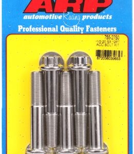 arp bolt kit 1/2 20 x 2.750 ss 12pt