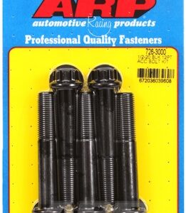 arp bolt kit 1/2 20 x 3.000 black oxide 12pt