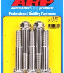 arp bolt kit 1/2 20 x 3.000 ss hex