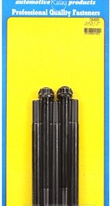 arp bolt kit 1/2 20 x 6.000 black oxide 12pt