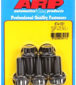 arp bolt kit m12 x 1.50 x 25 black oxide 12pt