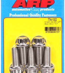 arp bolt kit m12 x 1.50 x 30 ss 12pt