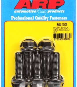 arp bolt kit m12 x 1.50 x 35 black oxide hex