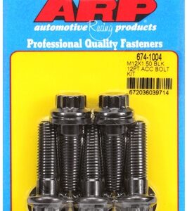 arp bolt kit m12 x 1.50 x 40 black oxide 12pt