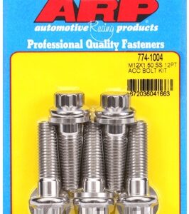 arp bolt kit m12 x 1.50 x 40 ss 12pt