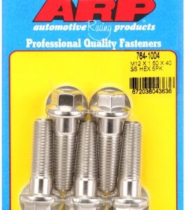 arp bolt kit m12 x 1.50 x 40 ss hex
