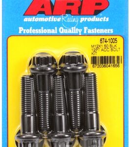 arp bolt kit m12 x 1.50 x 45 black oxide 12pt