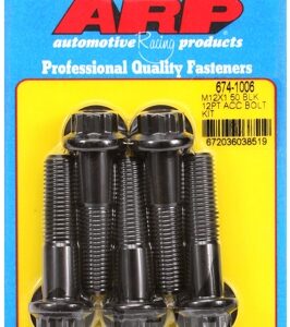 arp bolt kit m12 x 1.50 x 50 black oxide 12pt
