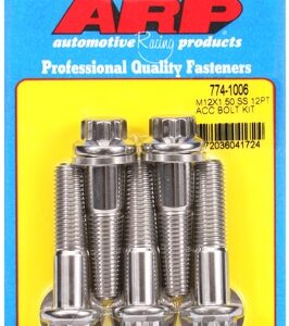 arp bolt kit m12 x 1.50 x 50 ss 12pt