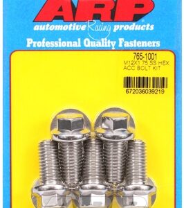 arp bolt kit m12 x 1.75 x 25 ss hex