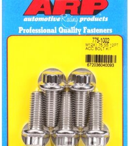 arp bolt kit m12 x 1.75 x 30 ss 12pt