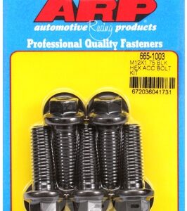arp bolt kit m12 x 1.75 x 35 black oxide hex