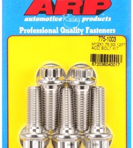 arp bolt kit m12 x 1.75 x 35 ss 12pt