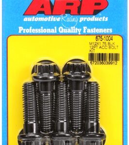 arp bolt kit m12 x 1.75 x 40 black oxide 12pt