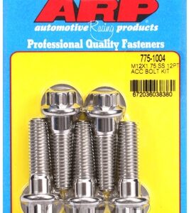 arp bolt kit m12 x 1.75 x 40 ss 12pt