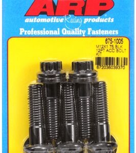 arp bolt kit m12 x 1.75 x 45 black oxide 12pt