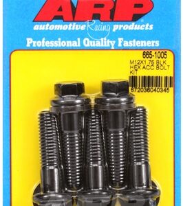 arp bolt kit m12 x 1.75 x 45 black oxide hex