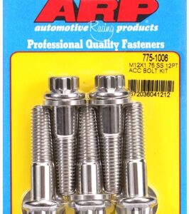 arp bolt kit m12 x 1.75 x 50 ss 12pt