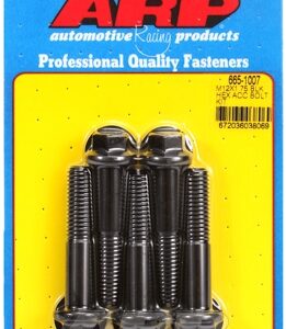arp bolt kit m12 x 1.75 x 60 black oxide hex