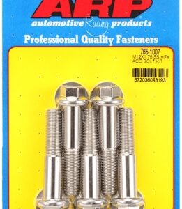 arp bolt kit m12 x 1.75 x 60 ss hex