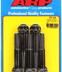 arp bolt kit m12 x 1.75 x 70 black oxide 12pt