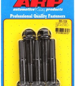 arp bolt kit m12 x 1.75 x 70 black oxide hex