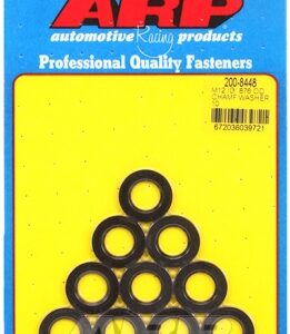 arp chamfer washer m12 id 0.876 od black 10 pack