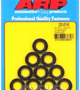 arp chamfer washers m10 id 0.750 od black