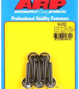 arp chrysler hemi 5.7/6.1l hex rear main seal plate bolt kit