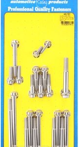 arp chrysler hemi 5.7/6.1l ss 12pt wp/timing cover bolt kit